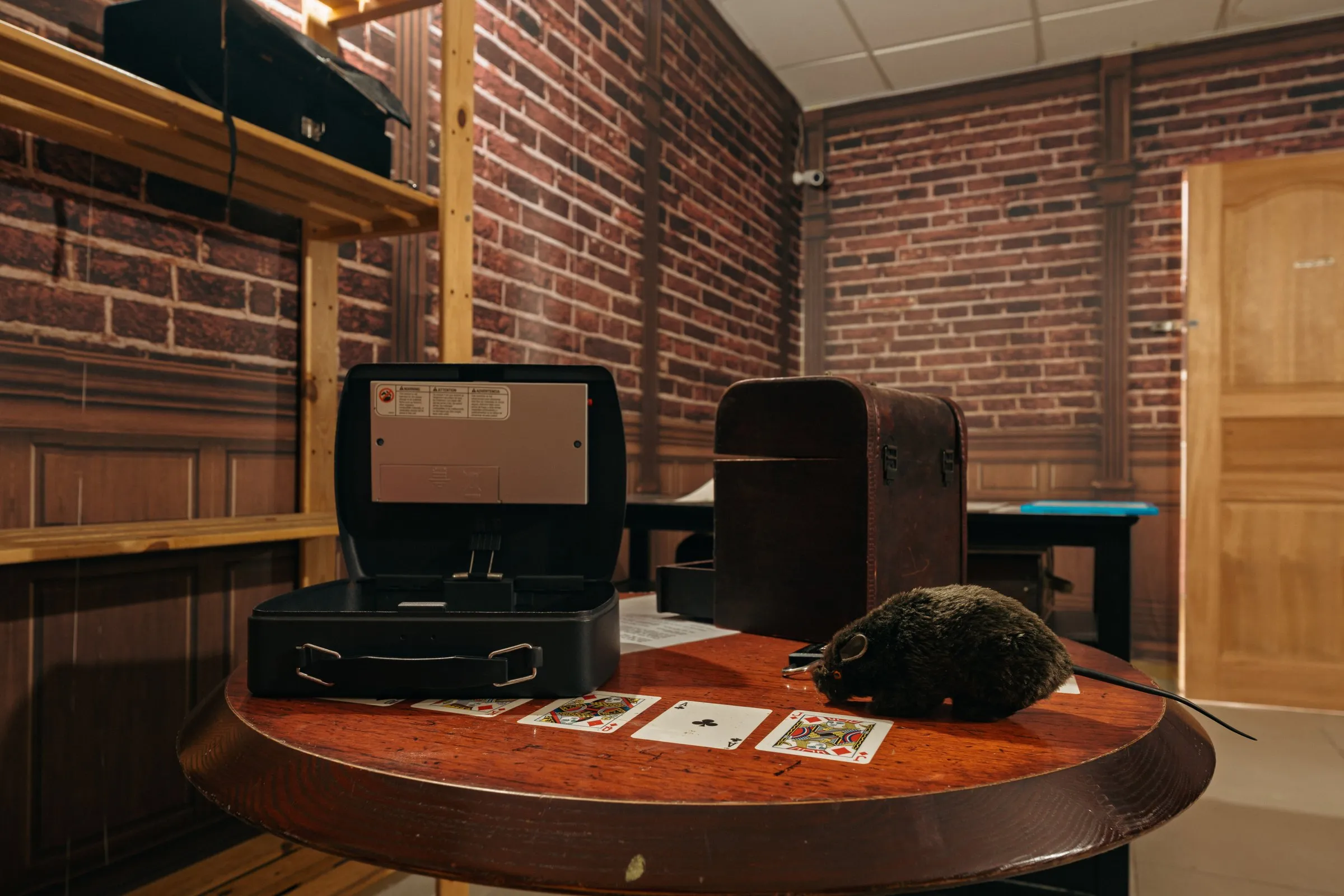 Explorer's camp set in the Lost Jewel of Zanzibar escape room